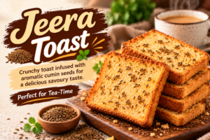 Read more about the article Jeera Toast – Crunchy, Aromatic & Full of Traditional Flavour! ☕