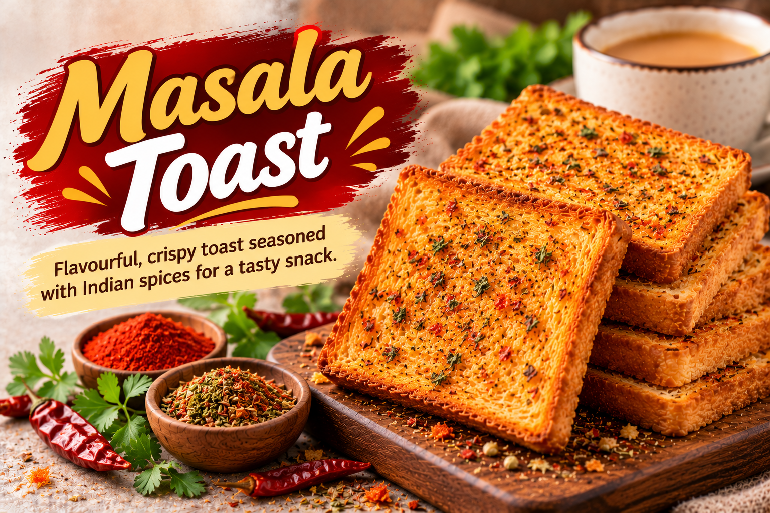 You are currently viewing Masala Toast – Crispy, Spicy & Bursting with Flavour! ☕❤️